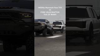 1400Hp Ram TRX Vs FORD Raptor R trx ram srt srt8 trackhawk dodge 1000hp hellcat fastcar [upl. by Helve221]