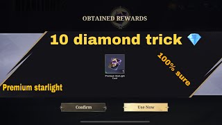 How To Get Starlight Card in 10 Diamonds 💎 Mobile Legends Starlight Lucky Chest [upl. by Paloma]