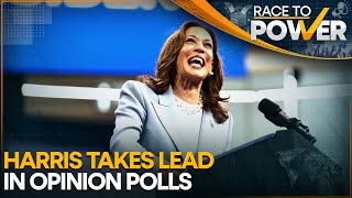 US Elections Polls show Harris moving ahead of Donald Trump in 2024 US election  Race To Power [upl. by Simonetta]