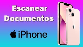 Como escanear un documento desde mi iPhone escanear documentos [upl. by Nnayrrehs]