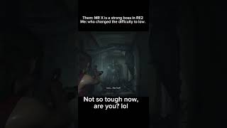 First MR X encounter in RE2 residentevil [upl. by Jeanine]