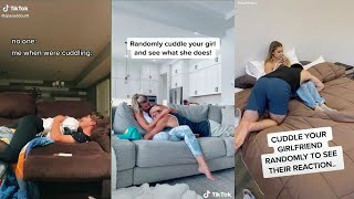 Abusive Boyfriend Prank on Sister and Randomly cuddle your girl Tiktok Compilation [upl. by Halet524]