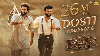 Dosti Full Video Song Telugu  RRR  NTR Ram Charan  MM Keeravaani  SS Rajamouli [upl. by Stockwell700]