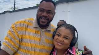 ODUNLADE GREETS OGA BELLO BIMBO ADEMOYE ADENIYI JOHNSON FEMI ADEBAYO OTHERS AT FILM LOCATION [upl. by Okeim]