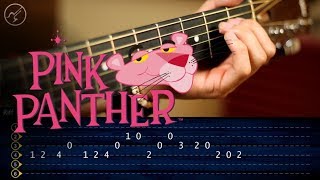 La Pantera Rosa  Guitarra Tutorial TABS  Theme Guitar SUPER FACIL [upl. by Atisor937]