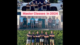 Master Class Training Calendar 2024  Austria Australia USA Hungary [upl. by Enegue]