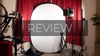 Review Neewer Chromakey White Collapsible Backdrop  15x2M  49x66FT  BlackWhite [upl. by Short61]