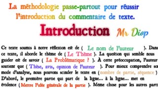 Comment Réussir le Commentaire de texte philosophique  Technique passepartout [upl. by Kenna]