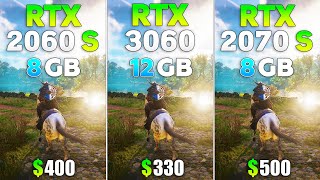 RTX 2060 Super vs RTX 3060 vs RTX 2070 Super  Test in 8 Games [upl. by Eikciv]