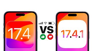 iOS 1741 vs iOS 174  Worth Updating [upl. by Shulock]