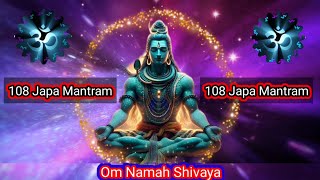 Om Namah Shivaya 108 times Japa mantram devotional shiva mantra bakthi trending [upl. by Nuahsak]