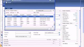 Microsoft Dynamics NAV Payables Part 1 of 3 [upl. by Hpesoy]