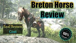 Breton Bounty Hunter Role Horse Review in Red Dead Online [upl. by Amero947]