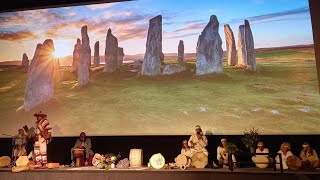 Festival du film chamanique de Sarlat Elima Dely Mputu singing with celtic drums [upl. by Pansie]