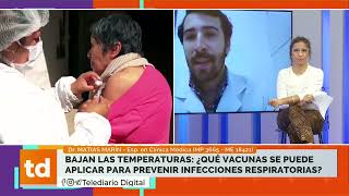 Bajan las temperaturas ¿Qué vacunas se puede aplicar para prevenir infecciones respiratorias [upl. by Llyrrad]