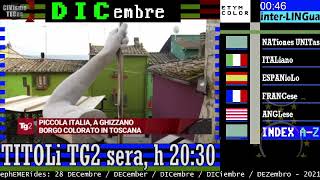 TITOLi TG2 sera 28 DICembre 2021 prima notizia record contagi covid in ITALia oltre 78mila [upl. by Rizzi]