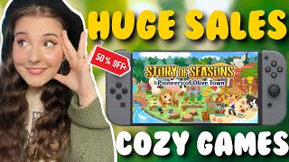 Cozy Games with MASSIVE SALES THIS MONTH  Nintendo Switch  Steam [upl. by Vivien592]