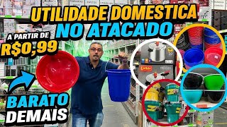 🚨 Utilidades Domesticas para o Lar no Brás loja Atacadista [upl. by Leissam]