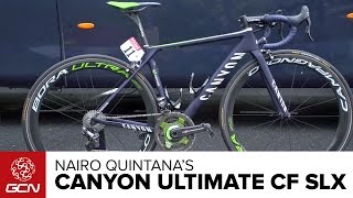 Nairo Quintanas Canyon Ultimate CF SLX  Tour De France 2016 [upl. by Anatola848]