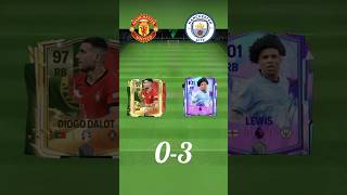 Man city Vs Man United 2425 squad 🔥fcmobile fc25 fifa football shorts [upl. by Eustasius222]