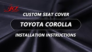 How to Install Toyota Corolla Custom Seat Covers  StepbyStep Guide [upl. by Landan]