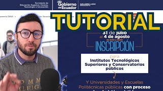 Tutorial Proceso de Inscripción Universidad 2023 [upl. by Salmon]