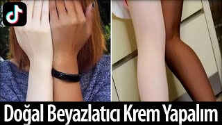 ❤️ BEYAZLATAN DOĞAL KREM YAPIMI DİKKAT AŞIRI BEYAZLATIR shorts [upl. by Idelle725]