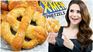 HOW TO MAKE XMEN SOFT PRETZELS  NERDY NUMMIES [upl. by Ane]