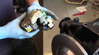 Installation of Girling Brake Caliper 123 [upl. by Trout]