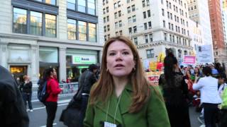 Local NYC NBC News reporter Ida Siegal denies seeing Hammer and Sickle flags at May Day Protest [upl. by Ayotal]