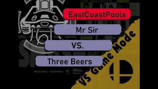 Three Beers Vs Mr Sir  East Coast Pools  09152024 [upl. by Attiuqahs]