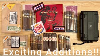 New Cigar Additions Montecristo Hoyo De Monterrey God of Fire and more [upl. by Babs]