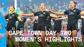 New Zealand unstoppable in Cape Town  HSBC SVNS Cape Town 2024  Day Two Womens Highlights [upl. by Freda]