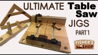 Shop Work Ultimate Table Saw Jigs Part 1 [upl. by Rehpotsyrhc668]