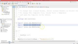 How to create a SOAP Web Service in NetBeans [upl. by Emili]