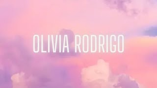 Olivia Rodrigo  playlist [upl. by Laehcym]