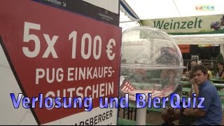 Volksfest Parsberg 2016  Verlosung und BierQuiz [upl. by Coffin]