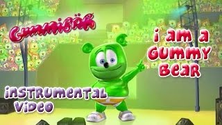 The Gummy Bear Song Instrumental With Lyrics  Gummibär The Gummy Bear [upl. by Butterfield84]