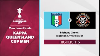 Kappa Queensland Cup Mens Semi Final  Brisbane City vs Moreton City Excelsior Highlights [upl. by Ajaj959]