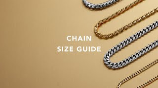 JAXXON chain size guide [upl. by Alaham]