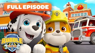 Rubble Helps PAW Patrol Marshall Build a Fire Station 🚒 w Motor  FULL EPISODE  Rubble amp Crew [upl. by Ahsercal861]