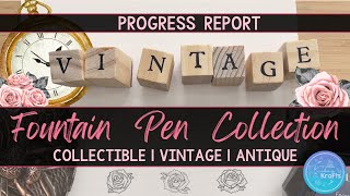 Vintage Fountain Pen Collection  Parker  Pelikan  Waterman  ICSA  Collectible  Antique Pens [upl. by Franck494]