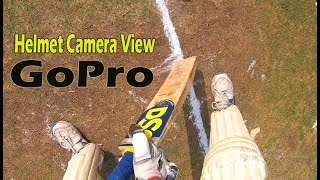 Hero GoPro Batsman Helmet Camera Cricket View  Lucky Rana Cricket Batting [upl. by Aitselec]