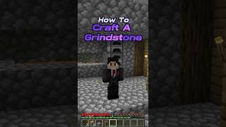 How to Craft A Grindstone in Minecraft Java [upl. by Yerffoj]