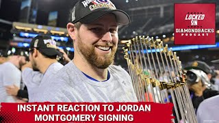 Instant Reaction to Jordan Montgomery Signing with Arizona Diamondbacks Expectations for 2024 [upl. by Krenek]