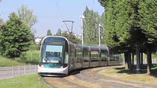 Tramway à Strasbourg  Citadis 403 à la station «Ducs dAlsace» [upl. by Ahsinrev]