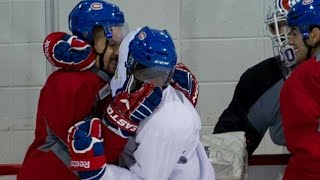 NHL Fights in Practice Compilation  HD [upl. by Adora164]