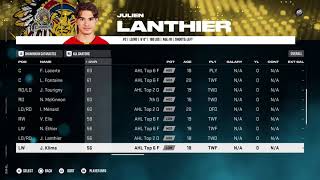 NHL 25 Shawinigan Cataractes Overall Player Ratings [upl. by Branen]