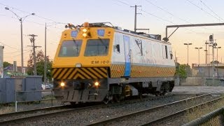 Metro Trains Melbourne EM100  IEV100 Track Evaluation Vehicle 18122012  PoathTV Trains [upl. by Yroggerg]