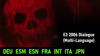 Gears of War E3 2006 Voice Lines MultiLanguage [upl. by Lail]